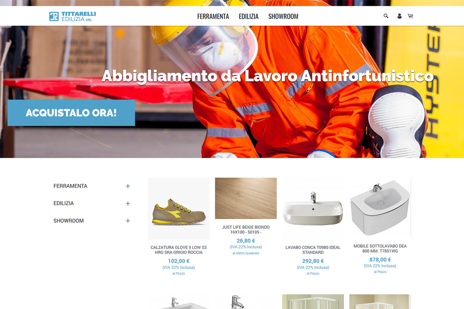 Realizzazione siti E-Commerce a Fabriano