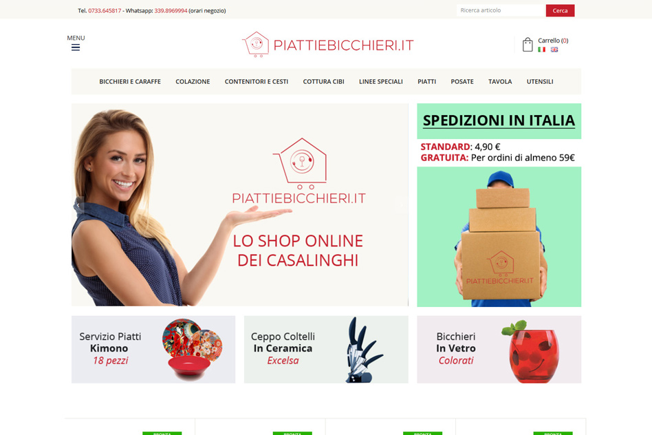 Realizzazione siti E-Commerce a Fabriano