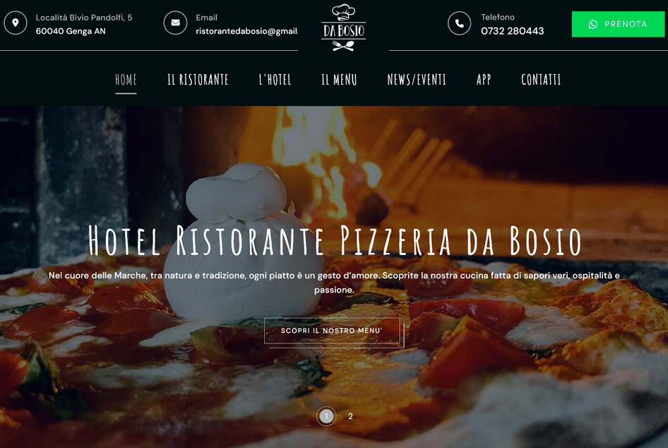 Sito Web Ristorante Da Bosio - ristorante e cucina